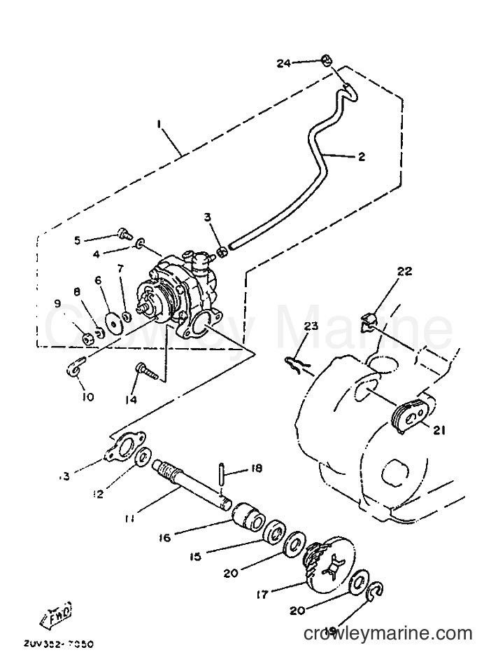 1987 Scooter TZR75 - TZR75 (2UV) [999] - OIL PUMP