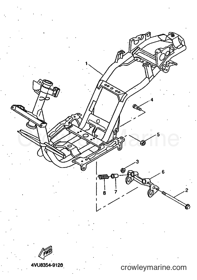 1999 Scooter CW50 - CW50 (5HG1) [010] - FRAME