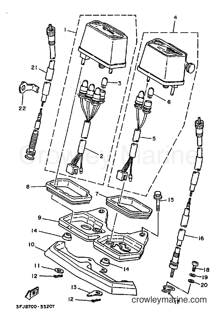 1995 Dirt Bike DT175 - DT175 (3FJ8) [010] - METER