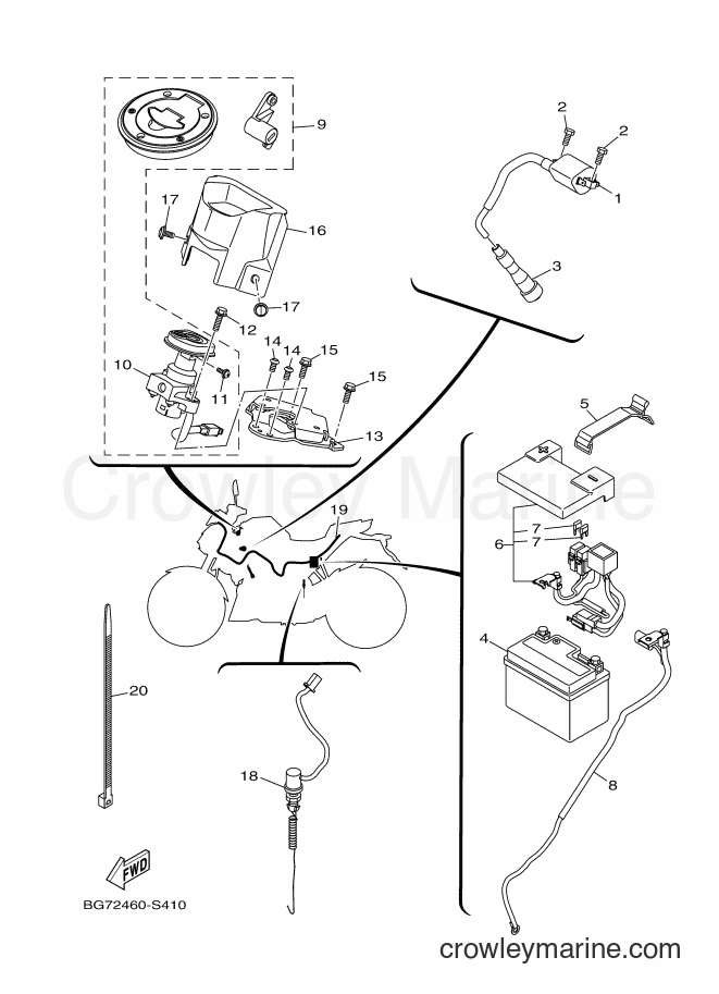 2017 Street Bike TFX150 - TFX150 (BG72) [010] - ELECTRICAL 1