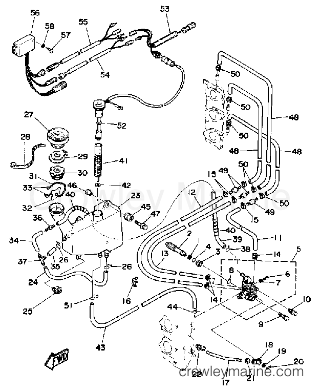 Yamaha Motors PRO50LD - OIL PUMP
