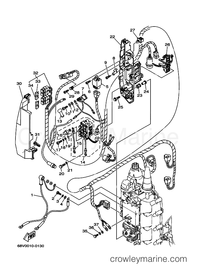 Yamaha Motors F115A (68V) [050] - ELECTRICAL 2
