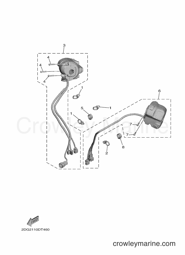 2018 Cruiser XV1900CFD - XV1900CFD (2DG6) [010] - HANDLE SWITCH & LEVER