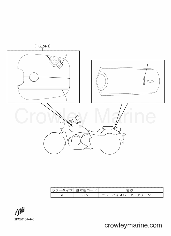 Yamaha Motors XVS950CU (2DXE) [010] - GRAPHIC & EMBLEM