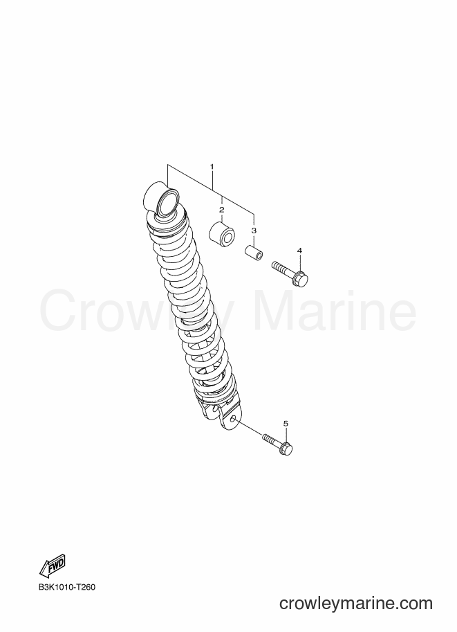 2018 Scooter CEH50 - CEH50 (B3K1) [010] - REAR SUSPENSION