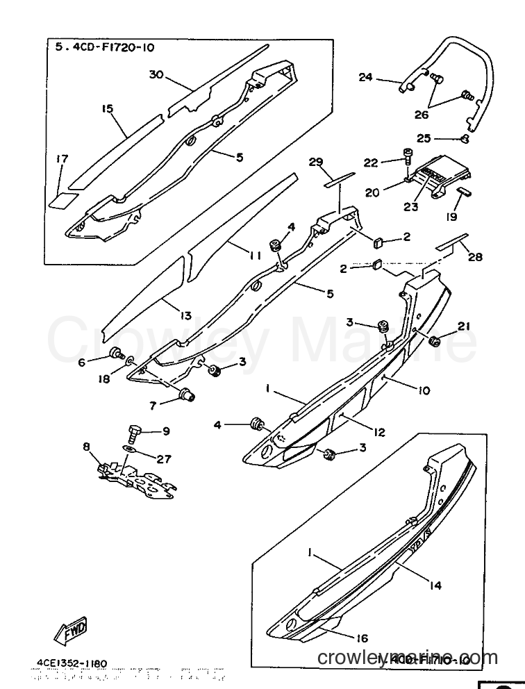 Yamaha Motors RD350 (4CE2) [999] - SIDE COVER