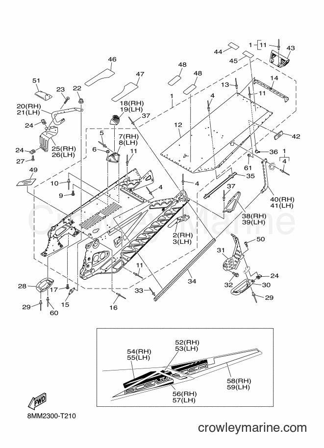 2018 Snowmobile SRS10XS37 - SRS10XS37 (8MM2) [010] - FRAME 2
