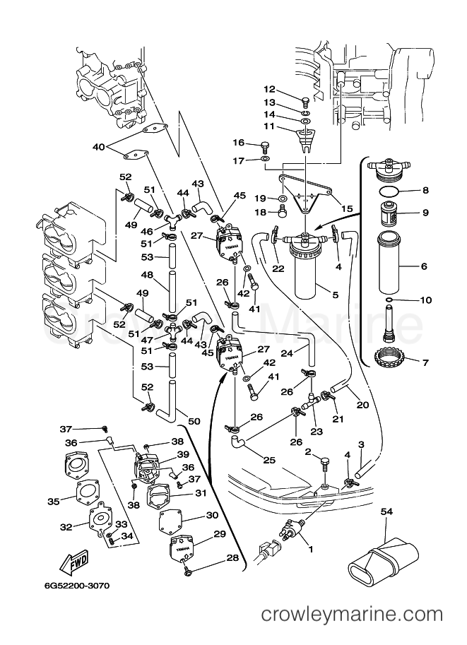 Yamaha Motors 200AET (60H2) [110] - FUEL 1