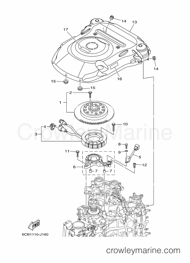 Yamaha Motors F275AETL (6DK3) [020] - GENERATOR