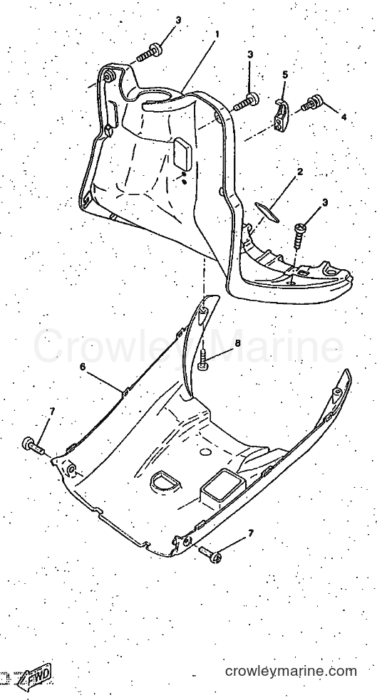 1997 Scooter CW50RS - CW50RS (4TDB) [999] - LEG SHIELD