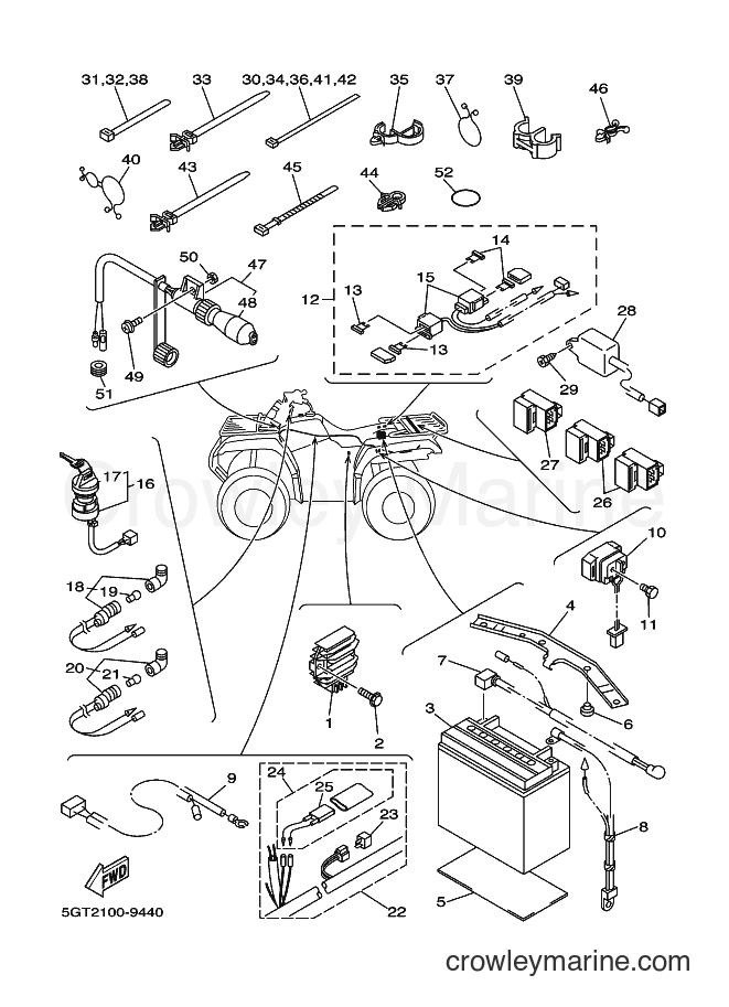 2000 ATV YFM600FWA - YFM600FWA (5GTB) [020] - ELECTRICAL 2