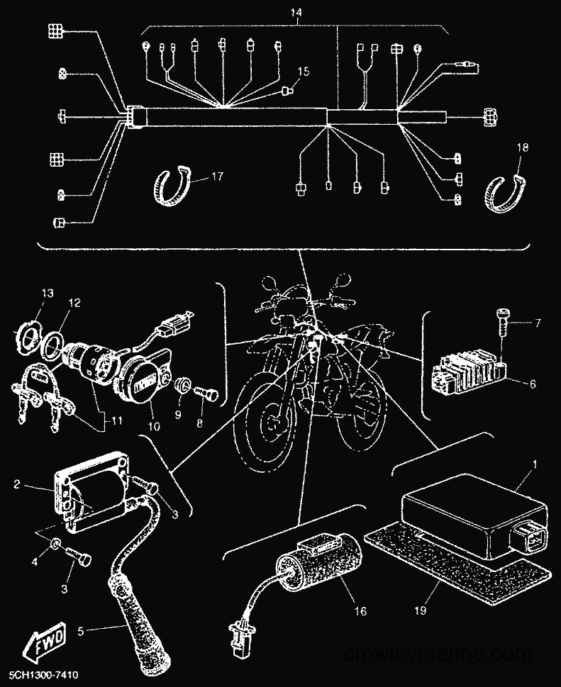 2000 Dirt Bike TT600R - TT600R (5CH3) [010] - ELECTRICAL 1