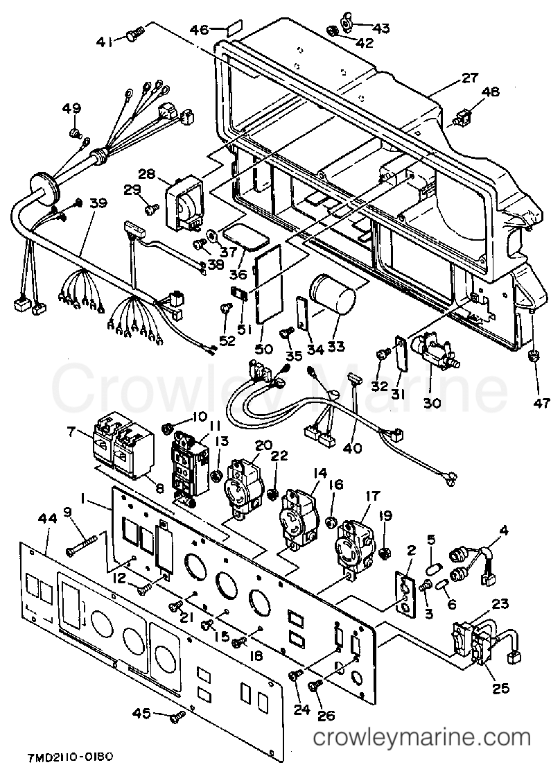 Yamaha Motors YG550D - CONTROL BOX (YG650D)