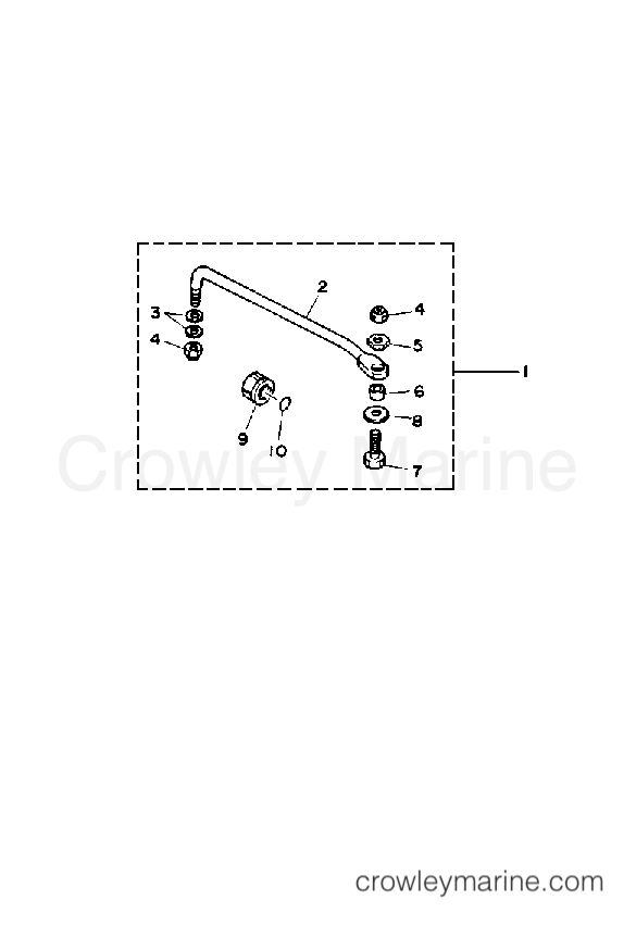 Yamaha Motors 50EJRP - STEERING GUIDE ATTACHMENT