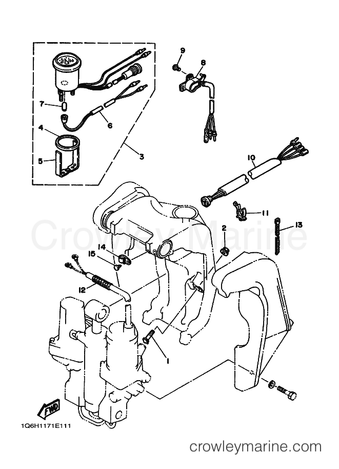 Yamaha Motors 90A (6H10) [010] - BRACKET 2