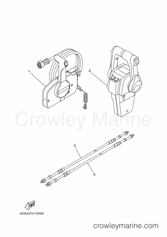 Yamaha Motors FL200CETX (6AMD) [020] - REMOTE CONTROL BOX
