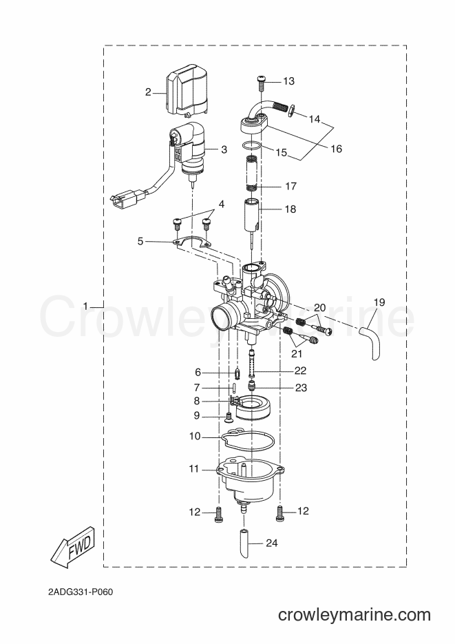2015 Scooter CS50M - CS50M (2ADG) [010] - CARBURETOR