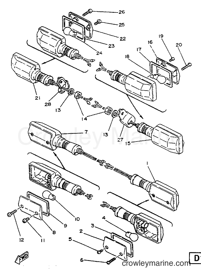 1987 Street Bike SR125 - SR125 (2JW) [999] - HANDLE SWITCH & LEVER