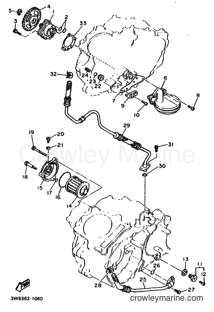 Yamaha Motors XT500E (3WS2) [999] - OIL PUMP