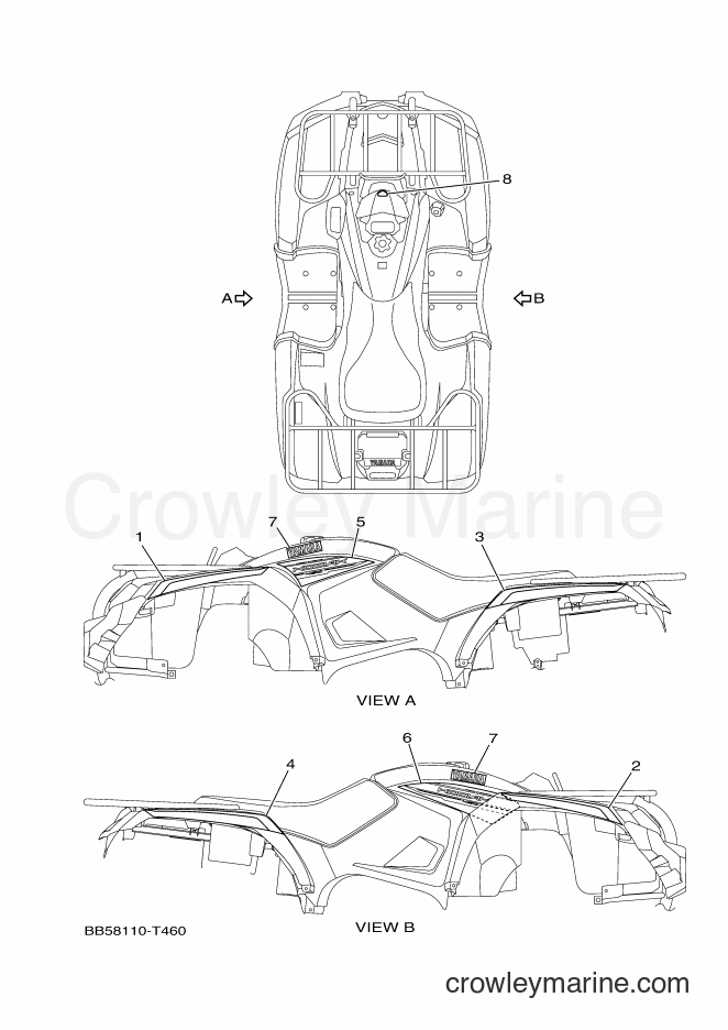 Yamaha Motors YFM450FWBD (BB5A) [010] - GRAPHICS