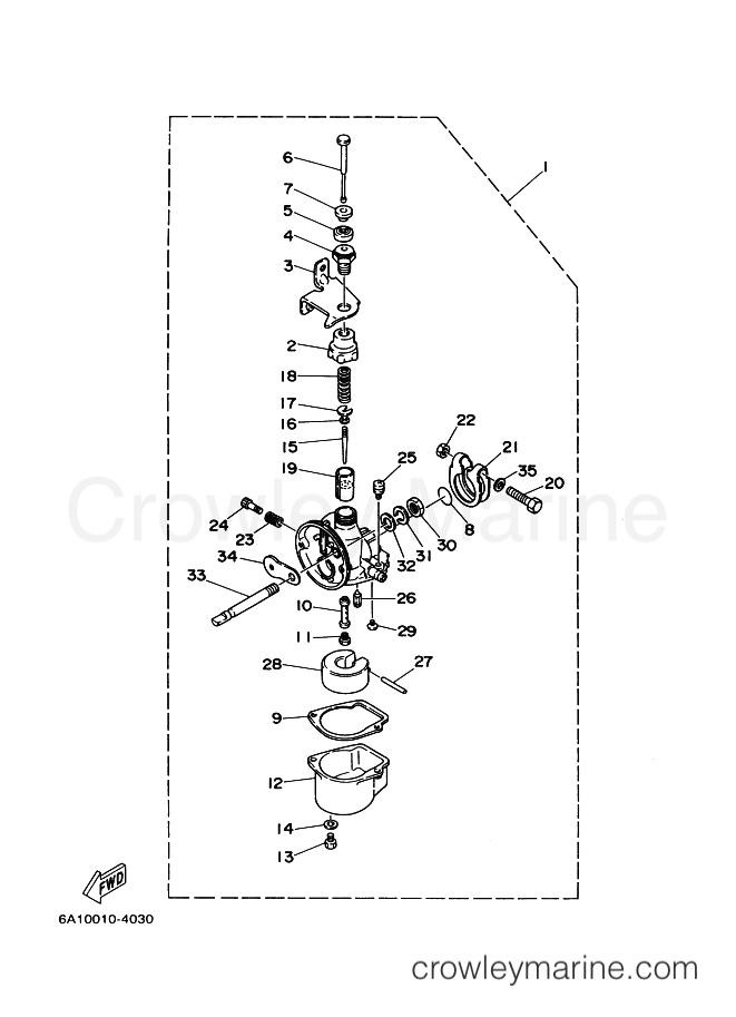 Yamaha Motors 2CMH (6F8B) [020] - CARBURETOR