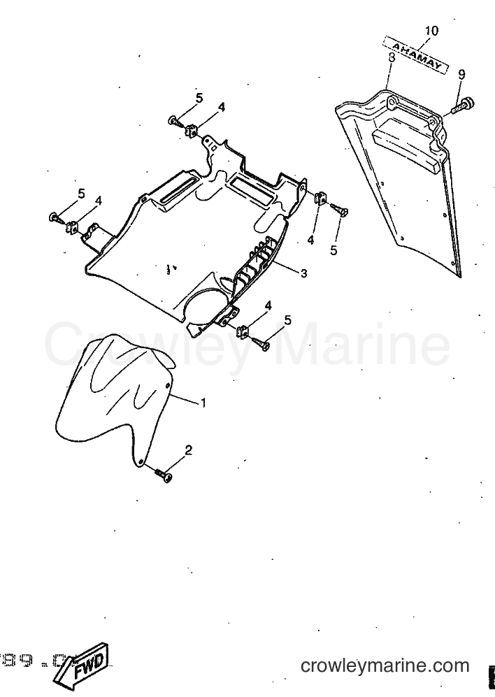 1998 Scooter YQ50 - YQ50 (5CK2) [010] - FENDER