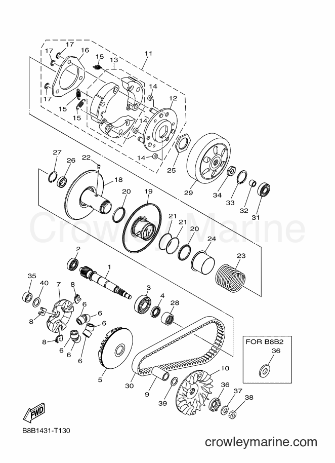 2018 Street Bike LTF125-A - LTF125-A (B8B2) [010] - CLUTCH