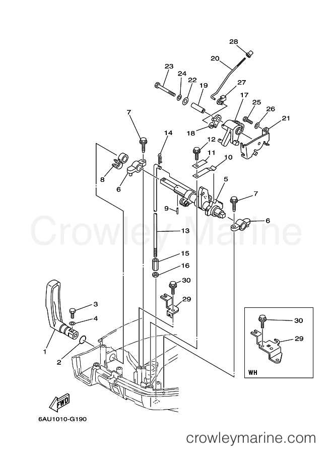 Yamaha Motors F9.9FMH (6AU4) [030] - CONTROL