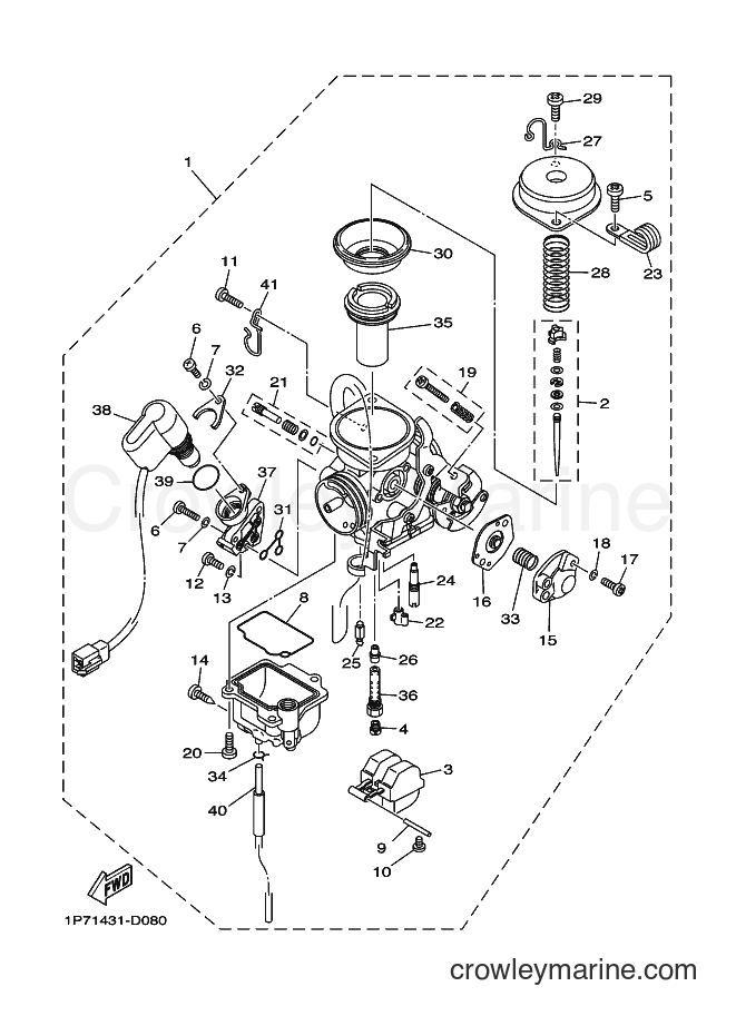 2006 Scooter AT115C - AT115C (2D51) [010] - CARBURETOR