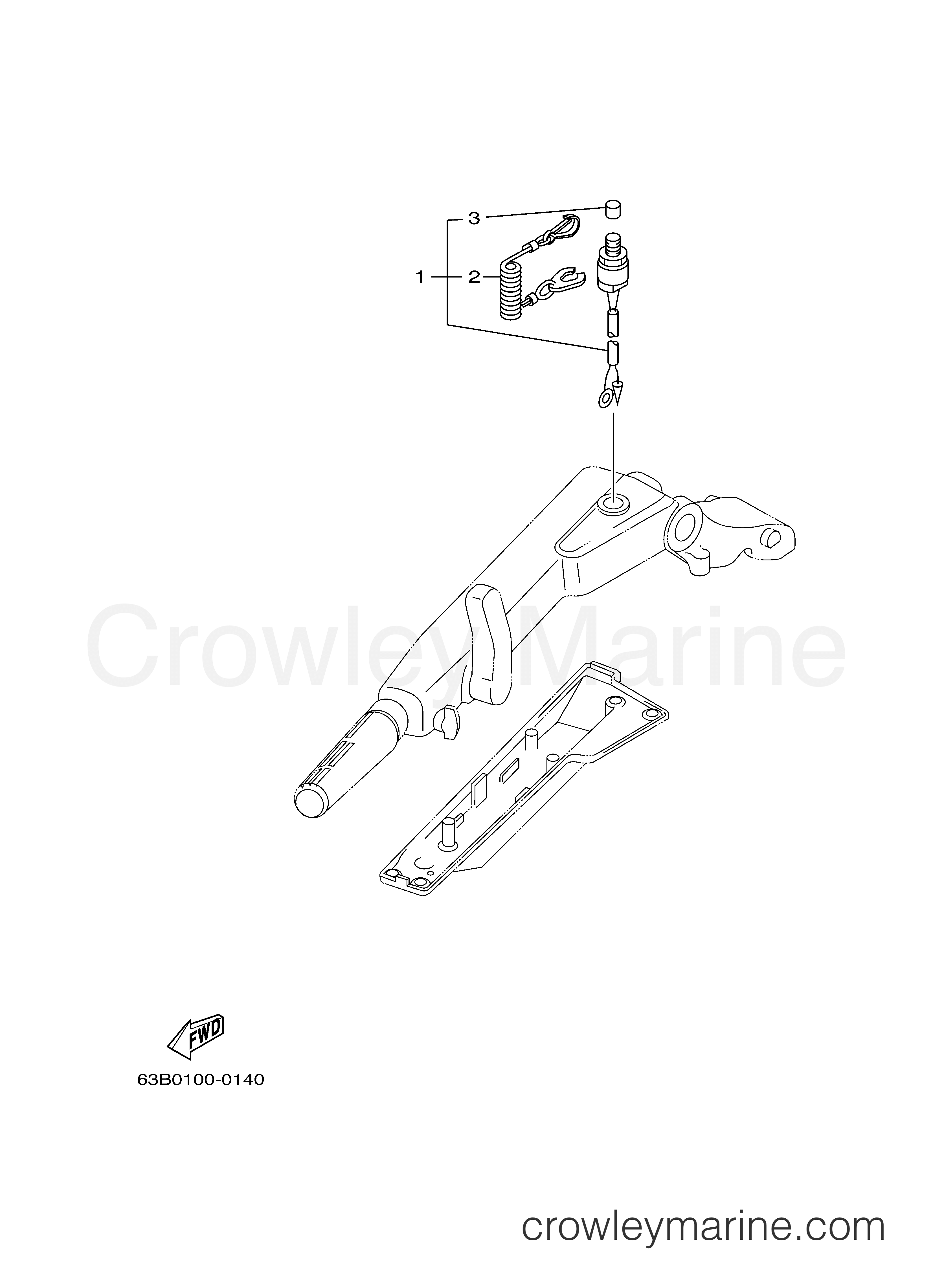 ELECTRICAL 3 - 2000 Yamaha Outboard 40hp 40MLHY | Crowley Marine