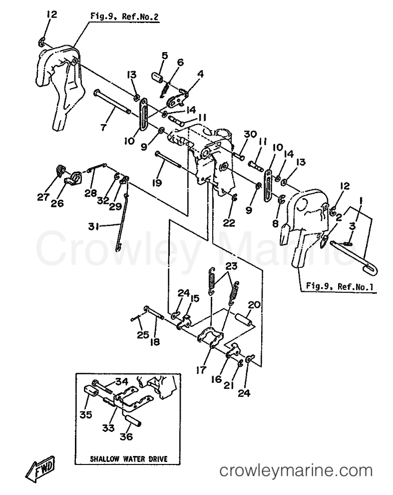 Yamaha Motors 25J (6K9) [999] - BRACKET 2