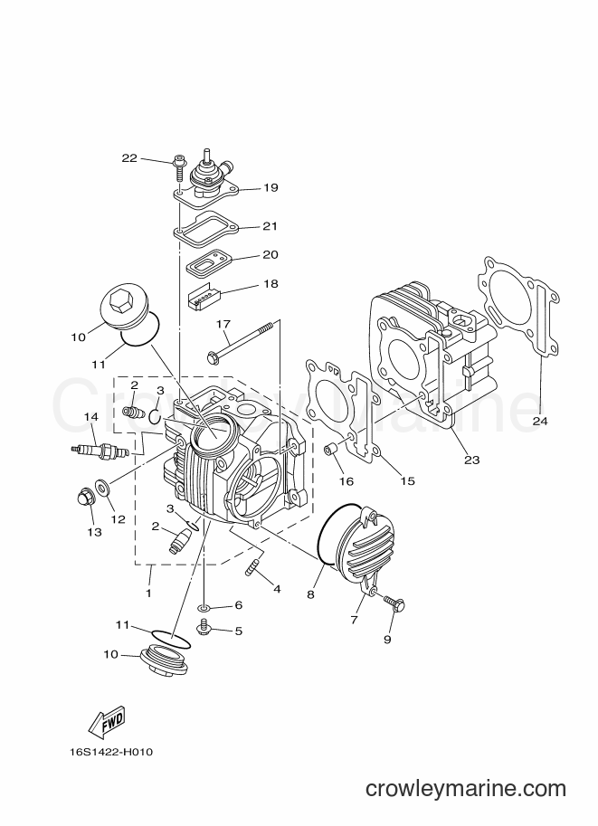 Yamaha Motors T115SE (31C7) [010] - CYLINDER HEAD