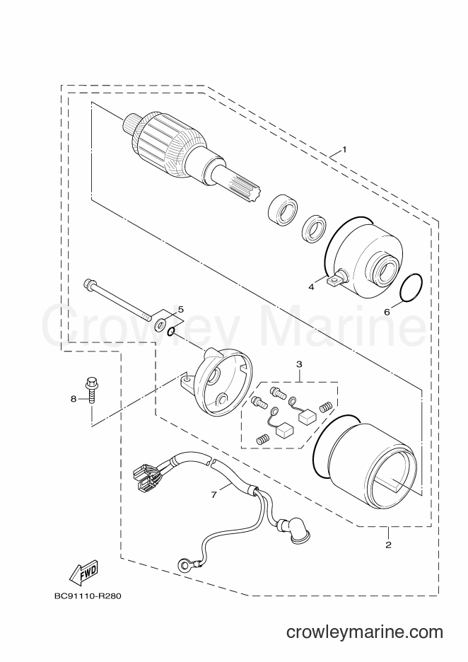 2017 Scooter YW125 - YW125 (BC94) [010] - STARTING MOTOR