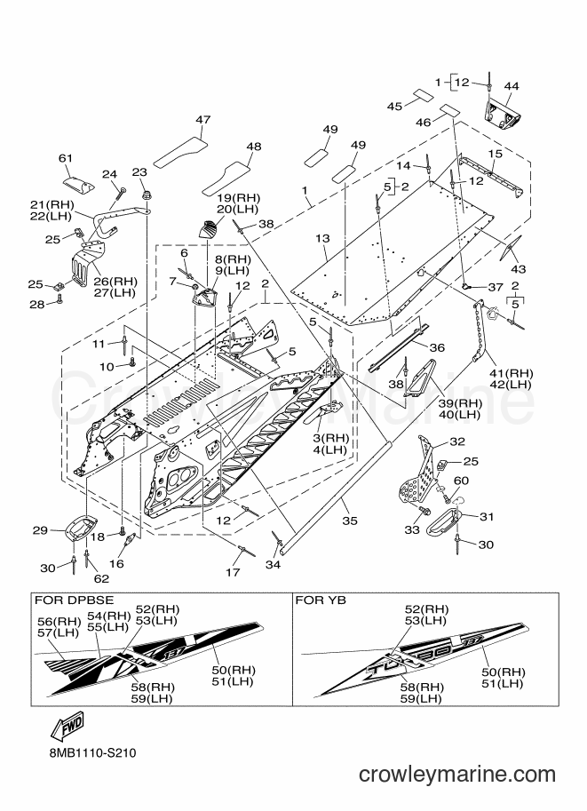 Yamaha Motors SRS10LD (8MB1) [010] - FRAME 2