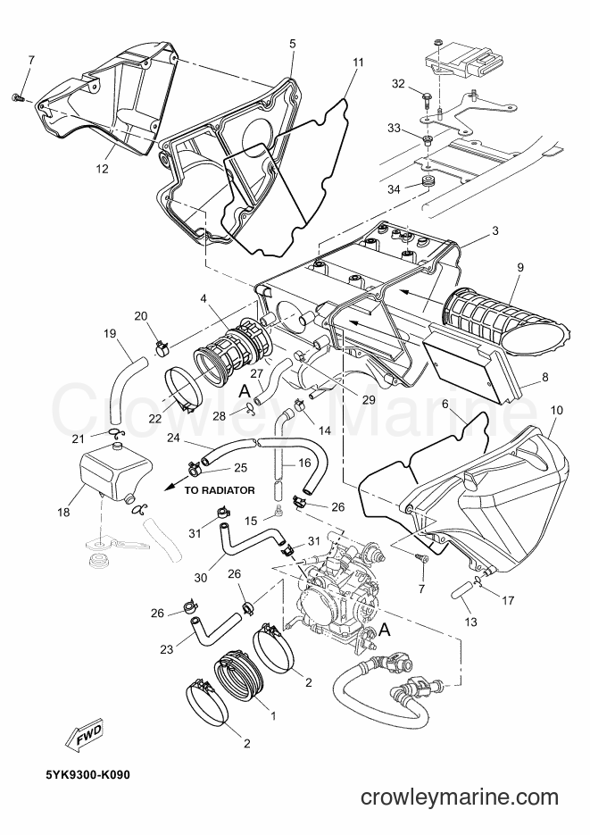 2012 Street Bike MT03 - MT03 (2BF1) [030] - INTAKE