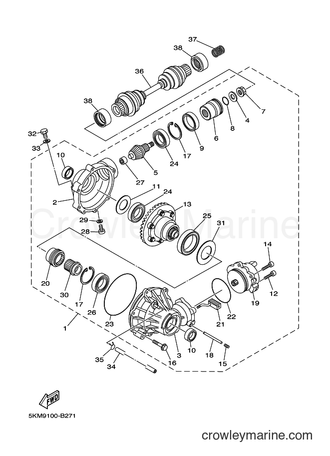 2004 ATV YFM660FWA - YFM660FWA (5KMH) [020] - FRONT DIFFERENTIAL