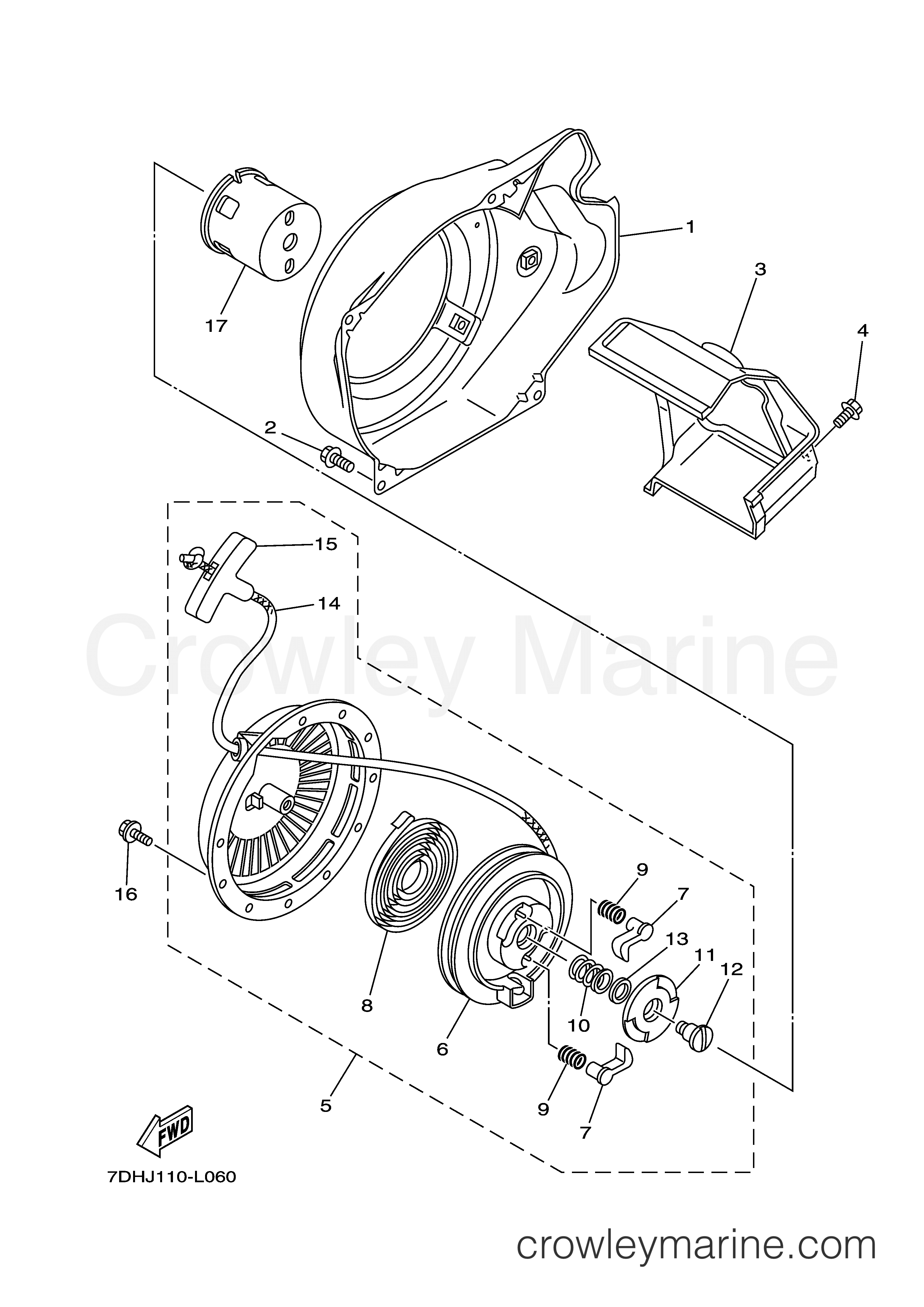 Yamaha Motors MZ200K2U - AIR SHROUD STARTER