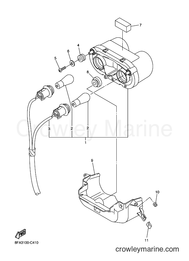Yamaha Motors RX10 (8FA3) [020] - TAILLIGHT