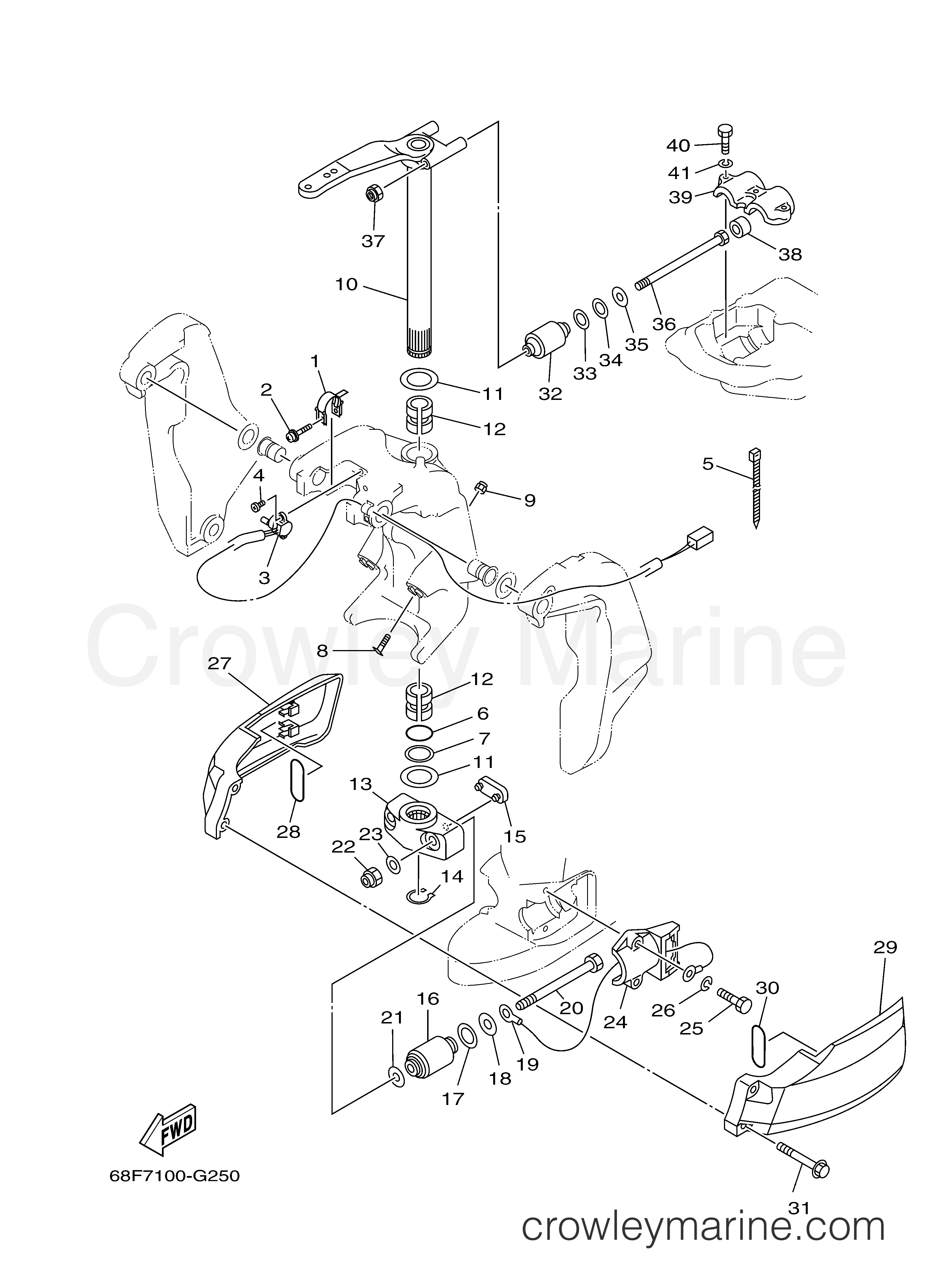 Yamaha Motors Z200TXR - BRACKET 2