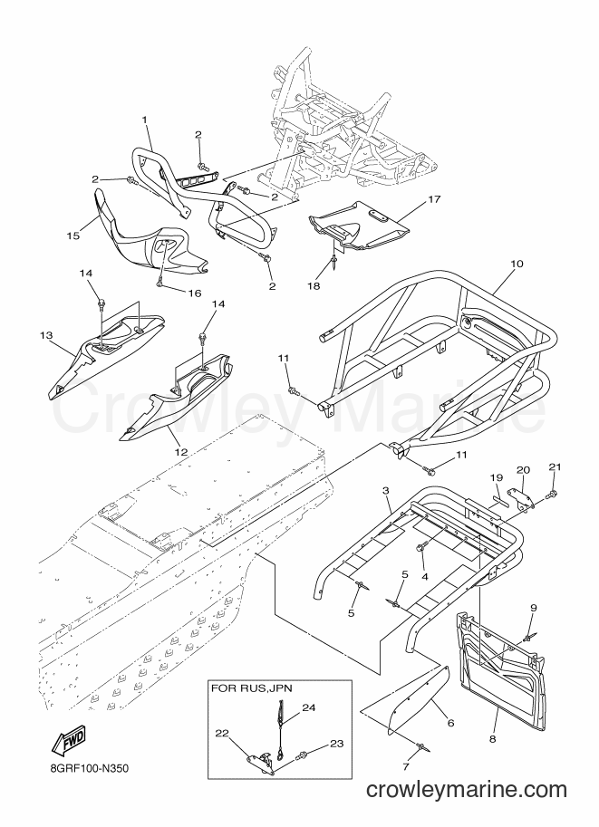 2014 Snowmobile RPZ50MP - RPZ50MP (8GRG) [010] - BUMPER