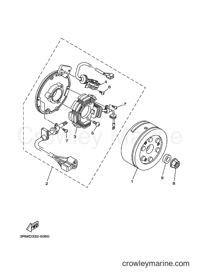 2000 Dirt Bike DT125R - DT125R (4DJA) [010] - GENERATOR