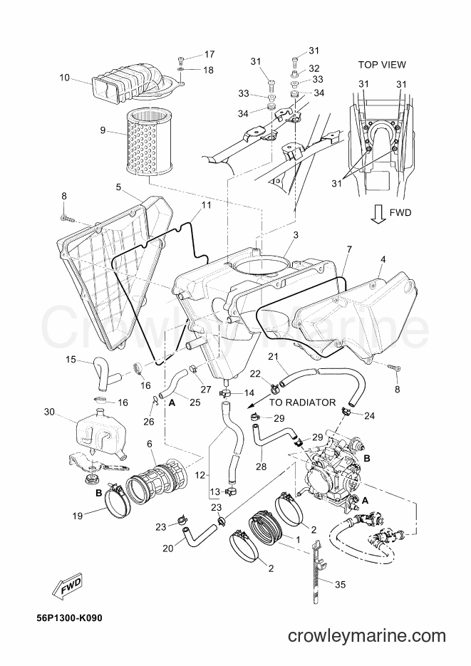 2013 Dirt Bike XT660ZA - XT660ZA (2BE2) [030] - INTAKE