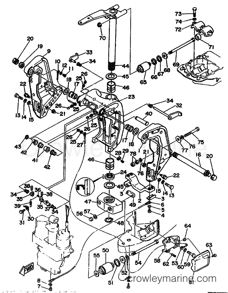 Yamaha Motors 115B (6E5) [999] - BRACKET