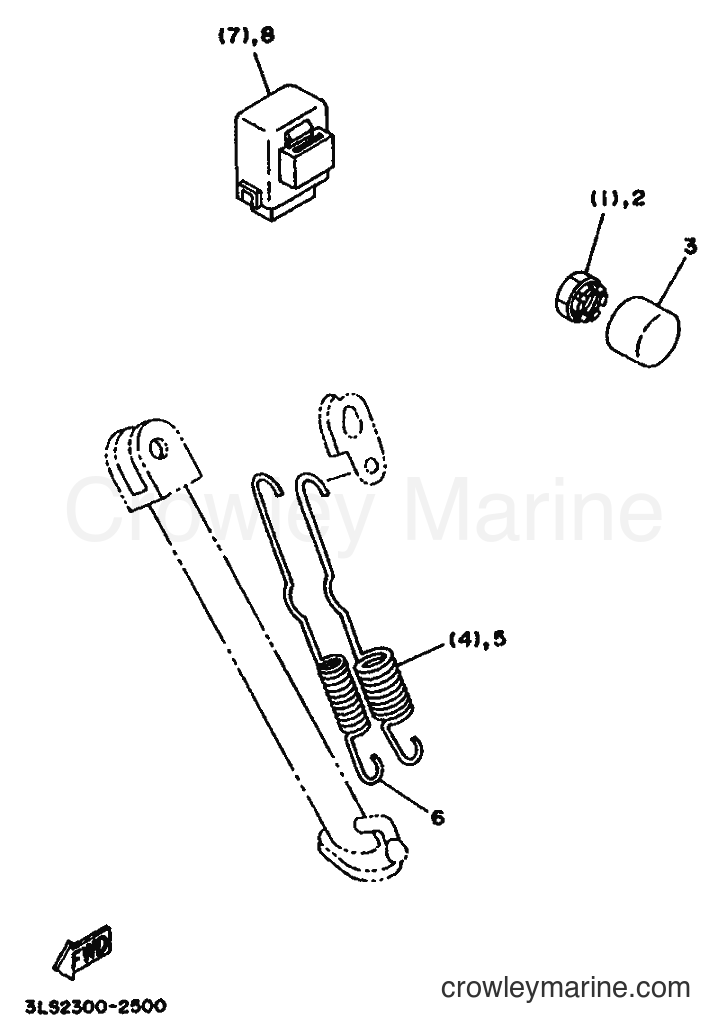 1992 Cruiser XV250 - XV250 (3LS3) [010] - ALTERNATE FOR CHASSIS