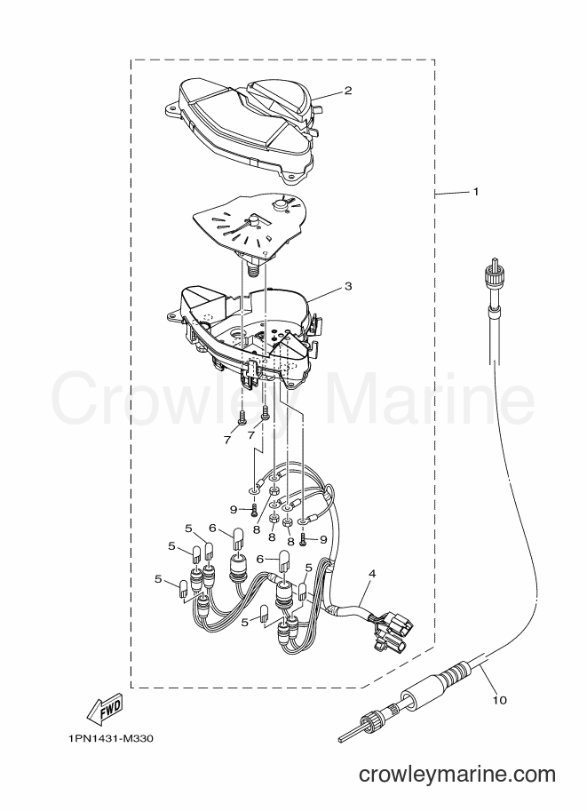 Yamaha Motors AL125F (1PN3) [010] - METER