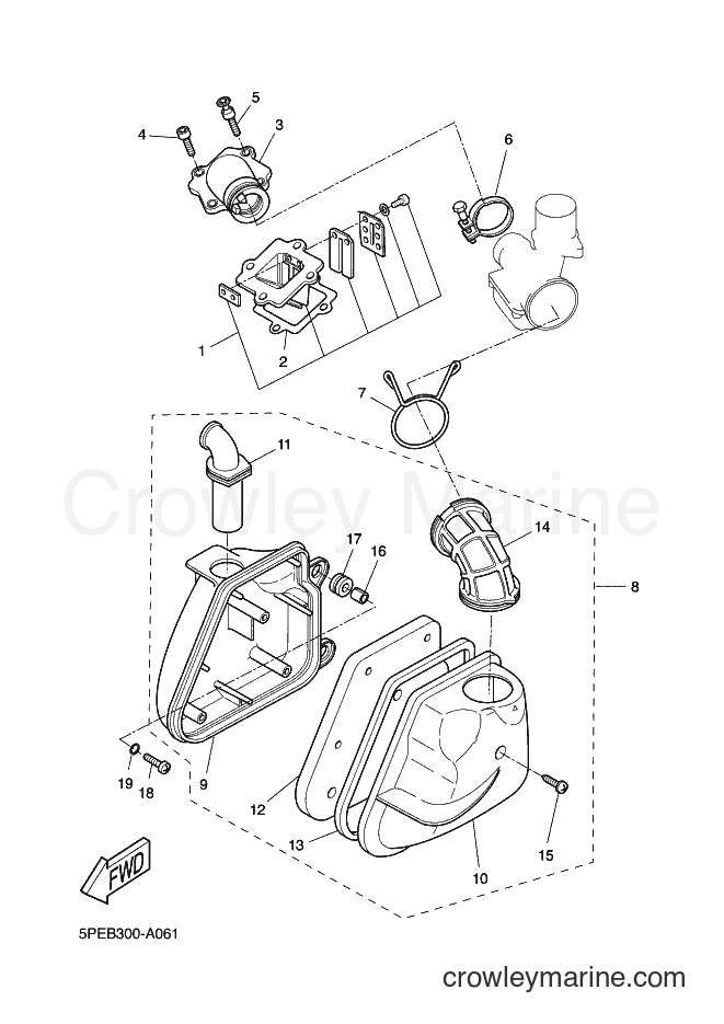 Yamaha Motors YQ50L (5PEB) [020] - INTAKE