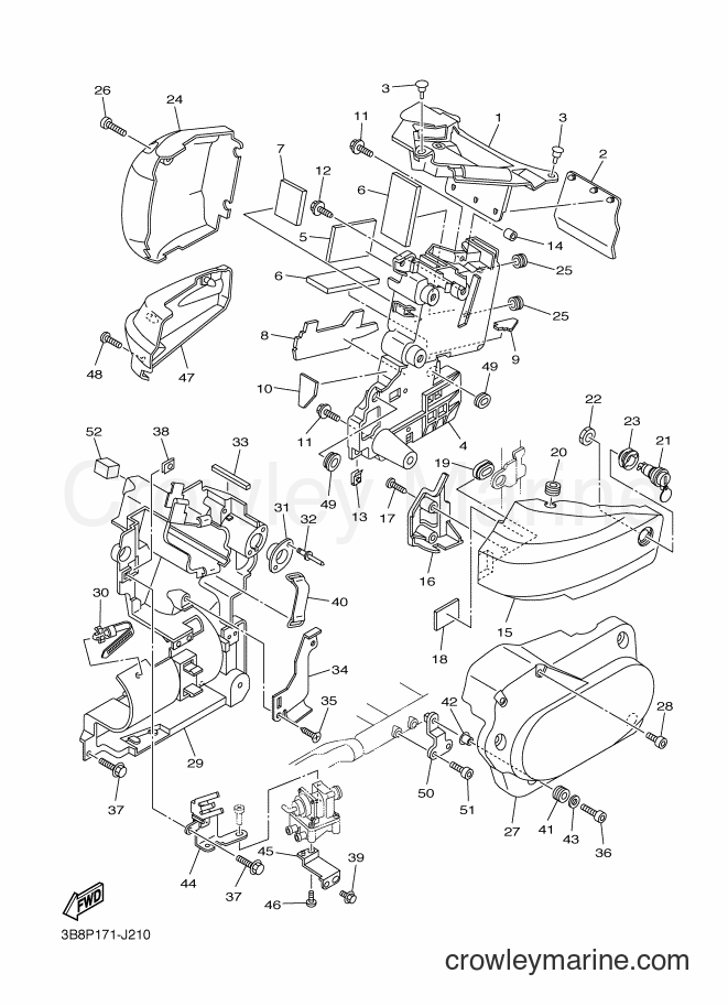 Yamaha Motors XVS1100 (3B8S) [010] - SIDE COVER