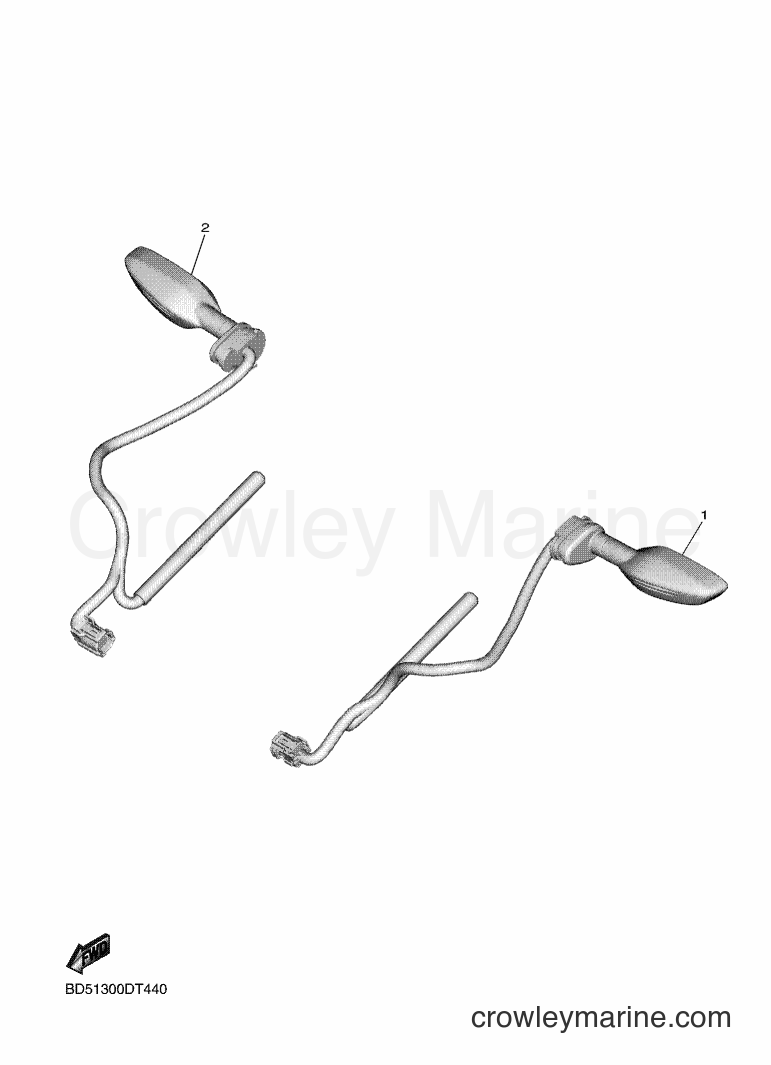 Yamaha Motors MXT850 (BD51) [050] - FLASHER LIGHT