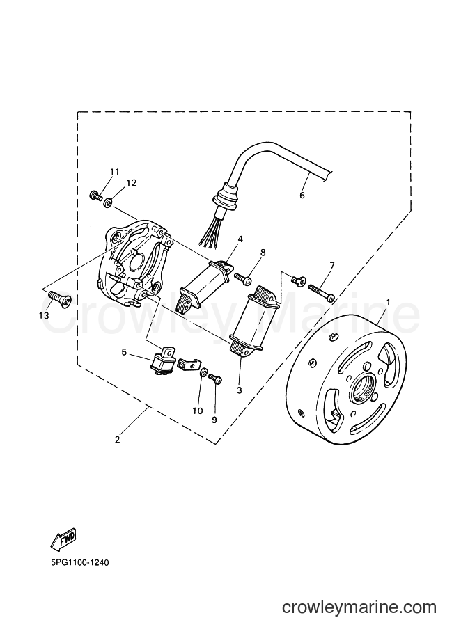 2002 Dirt Bike PW50 - PW50 (5PG3) [030] - GENERATOR