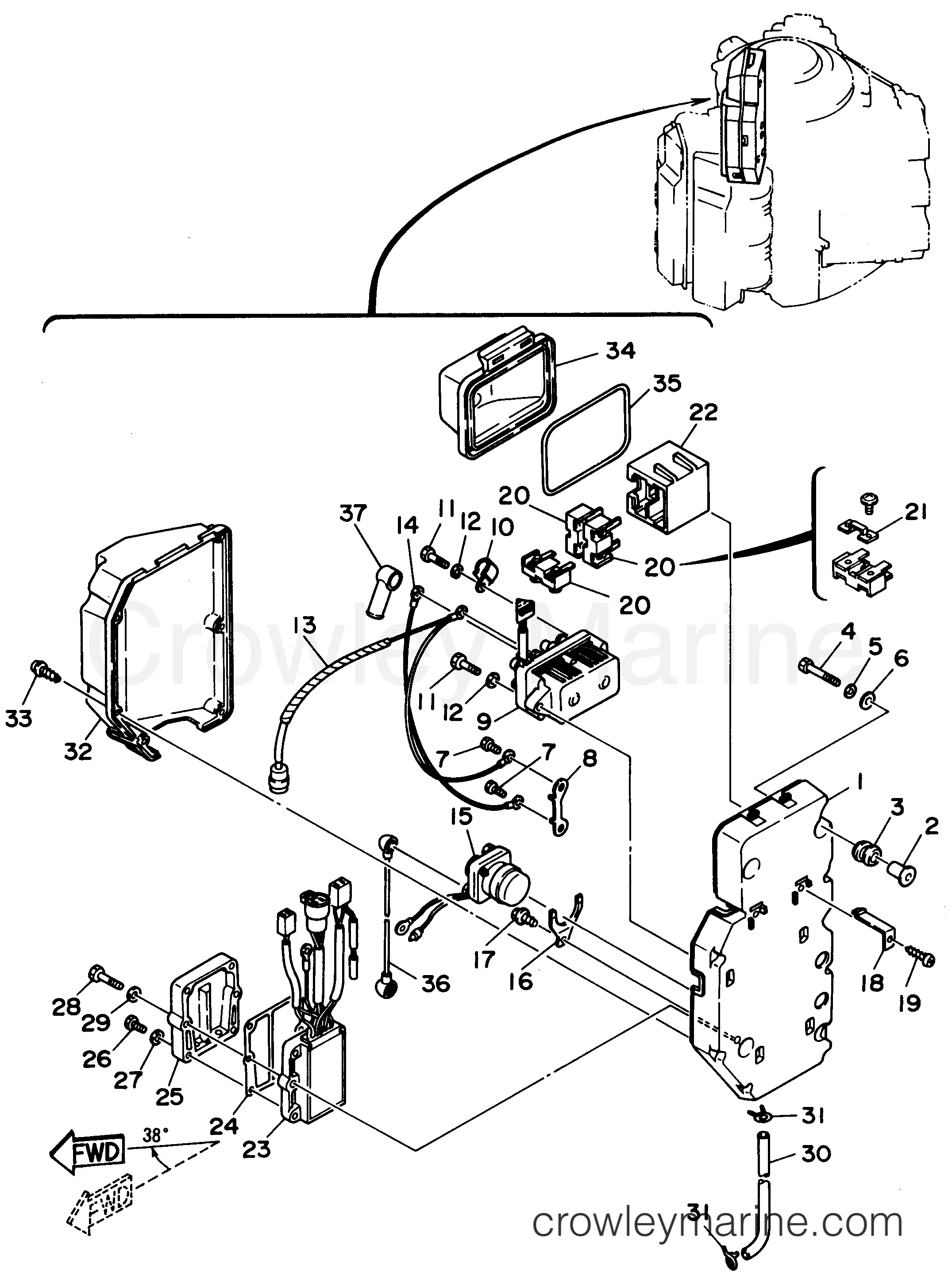Yamaha Motors L250TXRS - ELECTRICAL 3